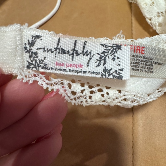 Free People Maya Multiway Bralette - Size Small - Ivory - Picture 4 of 5